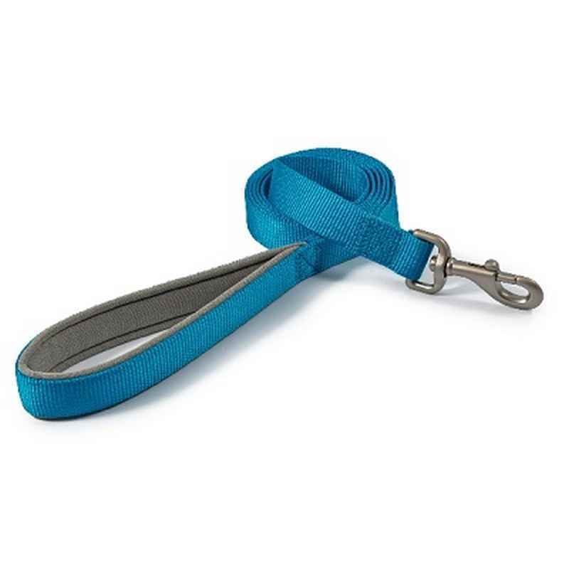 Ancol Viva Padded Snap Lead Blue 25mm x 1.8m
