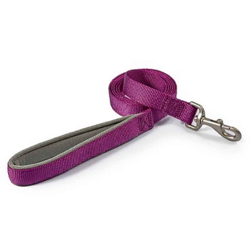 Ancol Viva Padded Snap Lead Purple 25mm x 1.8m