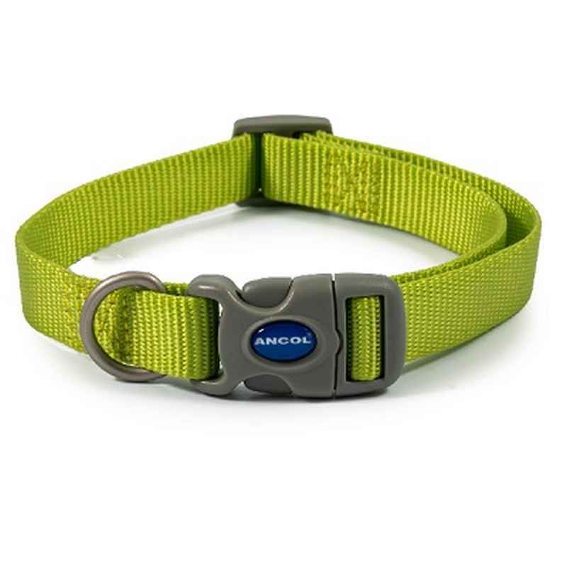 Ancol Viva Adjustable Quick Fit Collar Lime 20-30cm