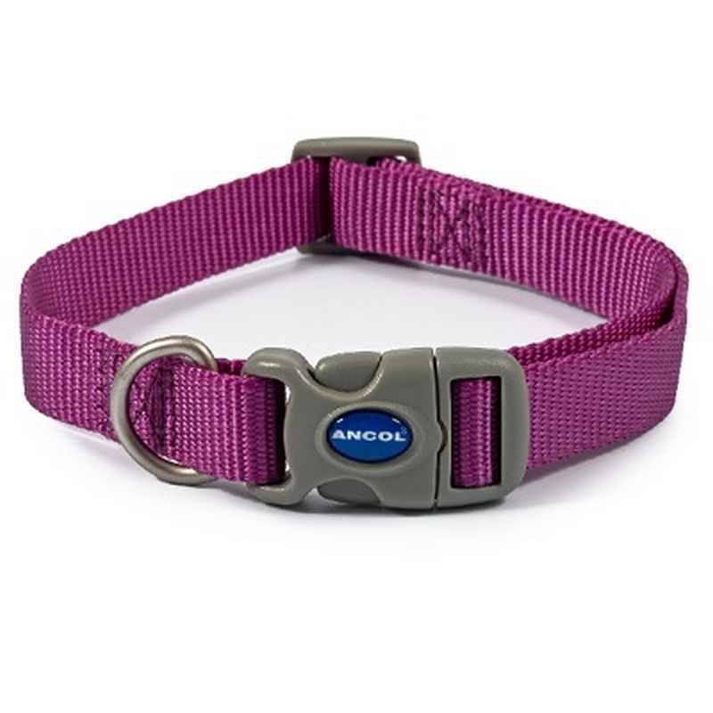 Ancol Viva Adjustable Quick Fit Collar Purple 30-50cm