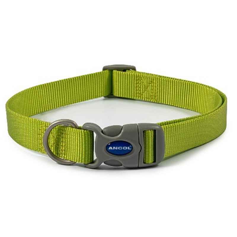 Ancol Viva Adjustable Quick Fit Collar Lime 45-70cm