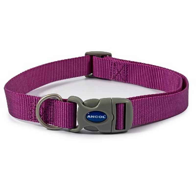 Ancol Viva Adjustable Quick Fit Collar Purple 45-70cm