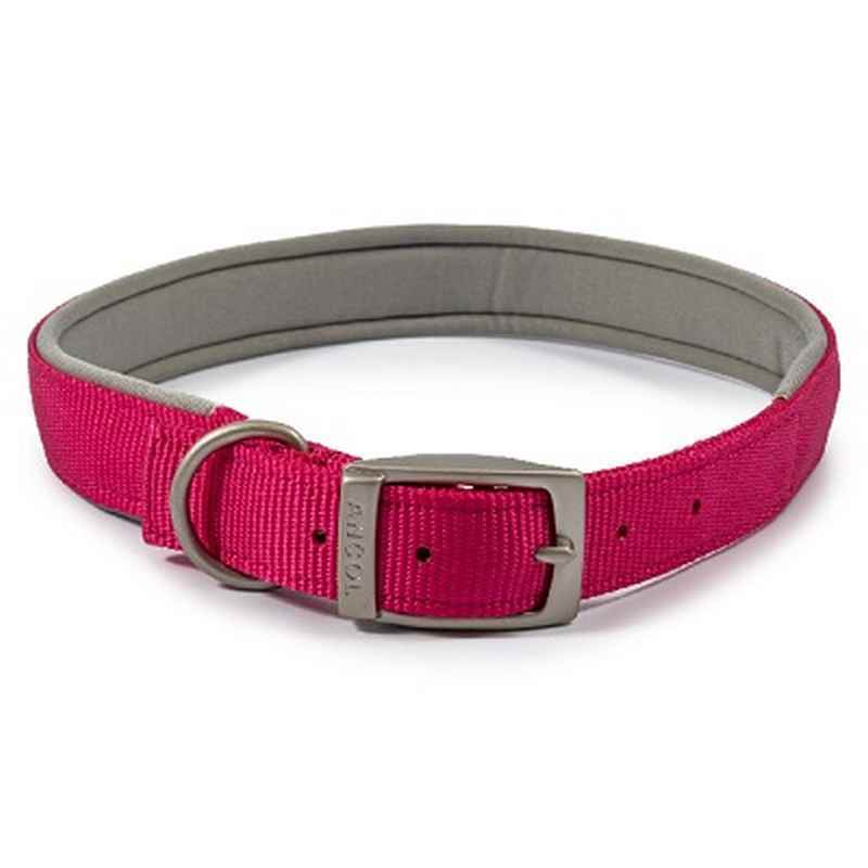 Ancol Viva Padded Buckle Collar Pink 45-54cm