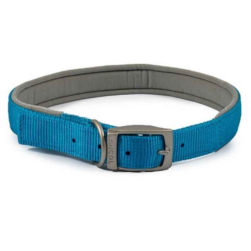 Ancol Viva Padded Buckle Collar Blue 45-54cm