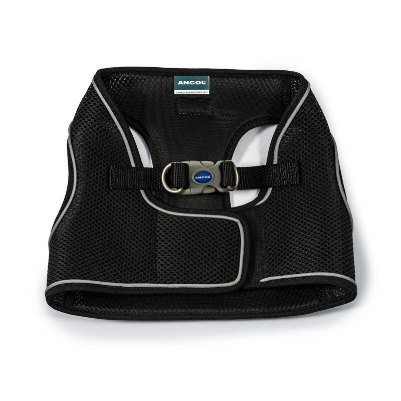 Ancol Viva Step In Harness Black 46-54cm