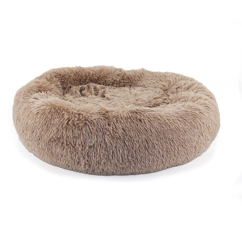 Ancol Sleepy Paws Super Plush Donut Bed Oatmeal 70cm
