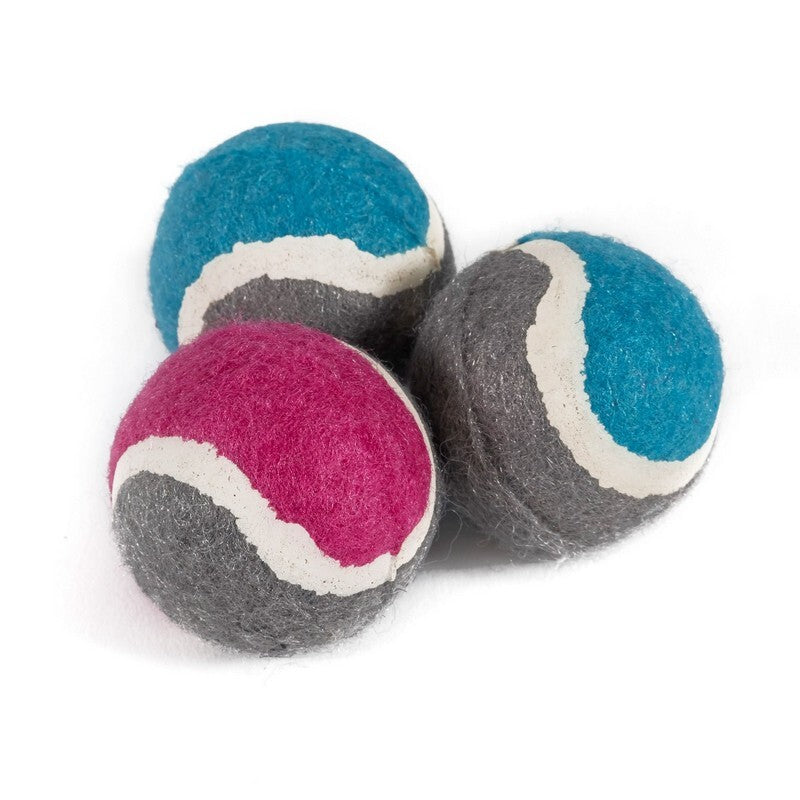 Ancol Small Bite Mini Tennis Balls 6 balls