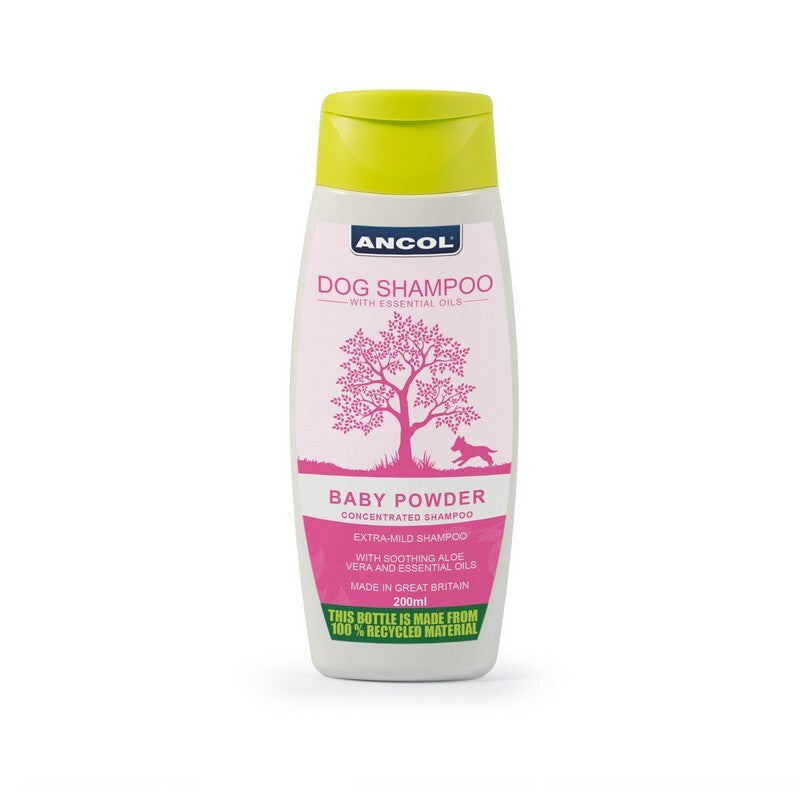 Ancol Dog Shampoo Baby Powder 200ml x 6