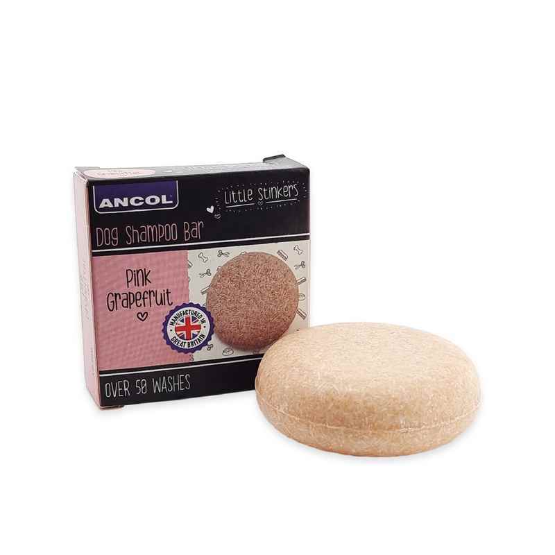 Ancol Little Stinker Dog Shampoo Bar Pink Grapefruit 6 x 50g