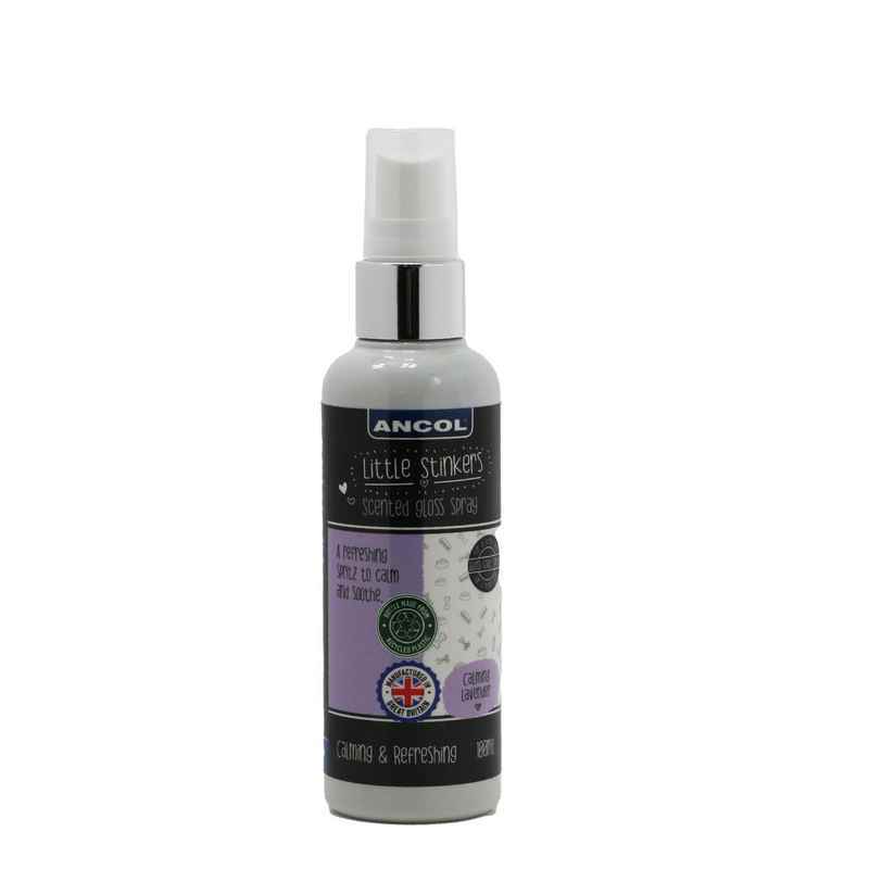 Ancol Little Stinker Coat Shine Perfume Lavendar Gloss Spray 6 x 100ml