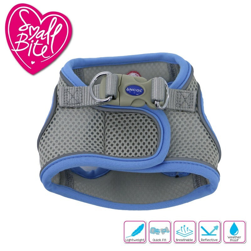 Ancol Small Bite Step in Harness Blue XS 30-36cm