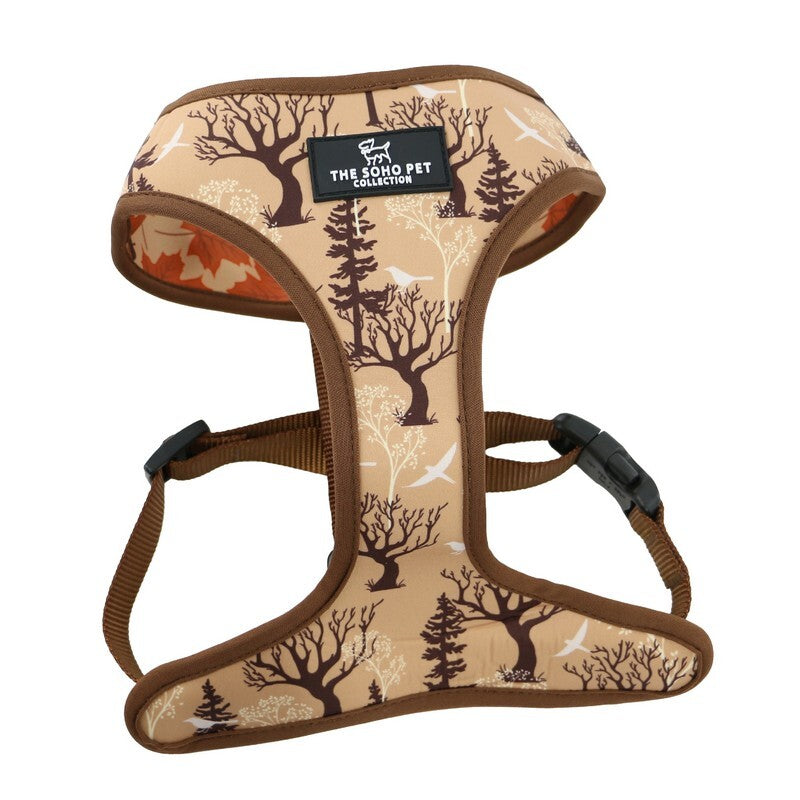 Ancol Soho Reversible Maple Leaf/Woodland Harness Small