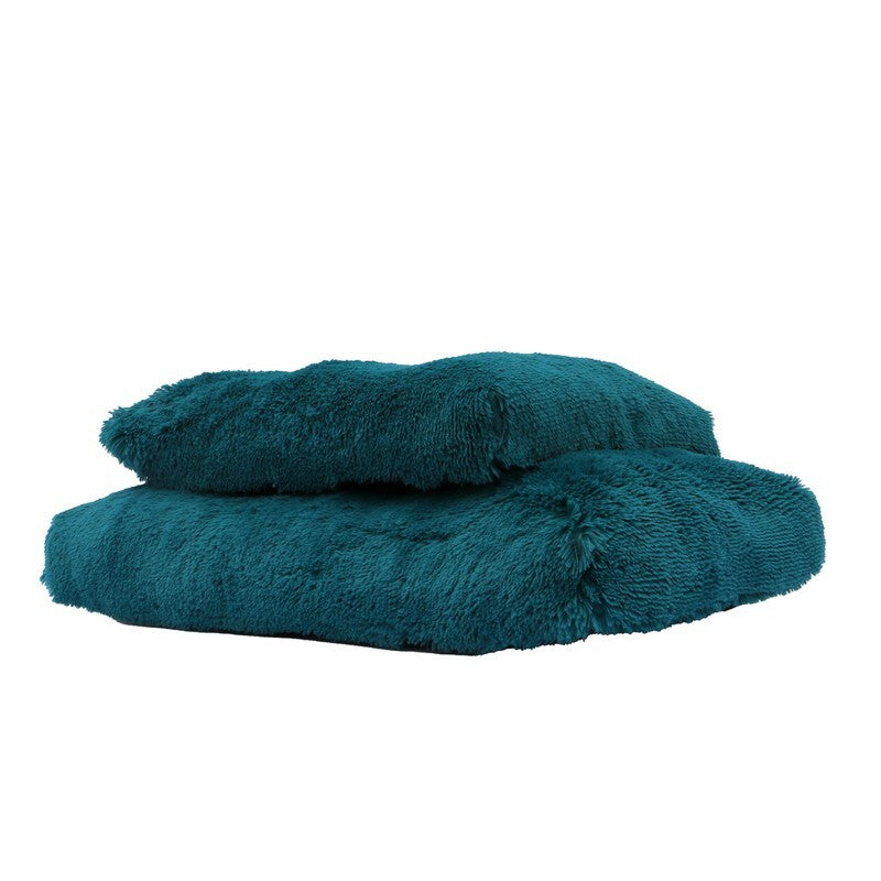 Ancol Sleepy Paws Super Soft Plush Mattress Teal 100cm x 70cm