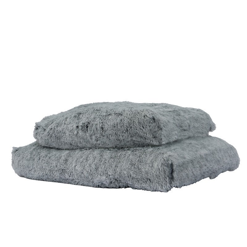 Ancol Sleepy Paws Super Soft Plush Mattress Slate Grey 100cm x 70cm