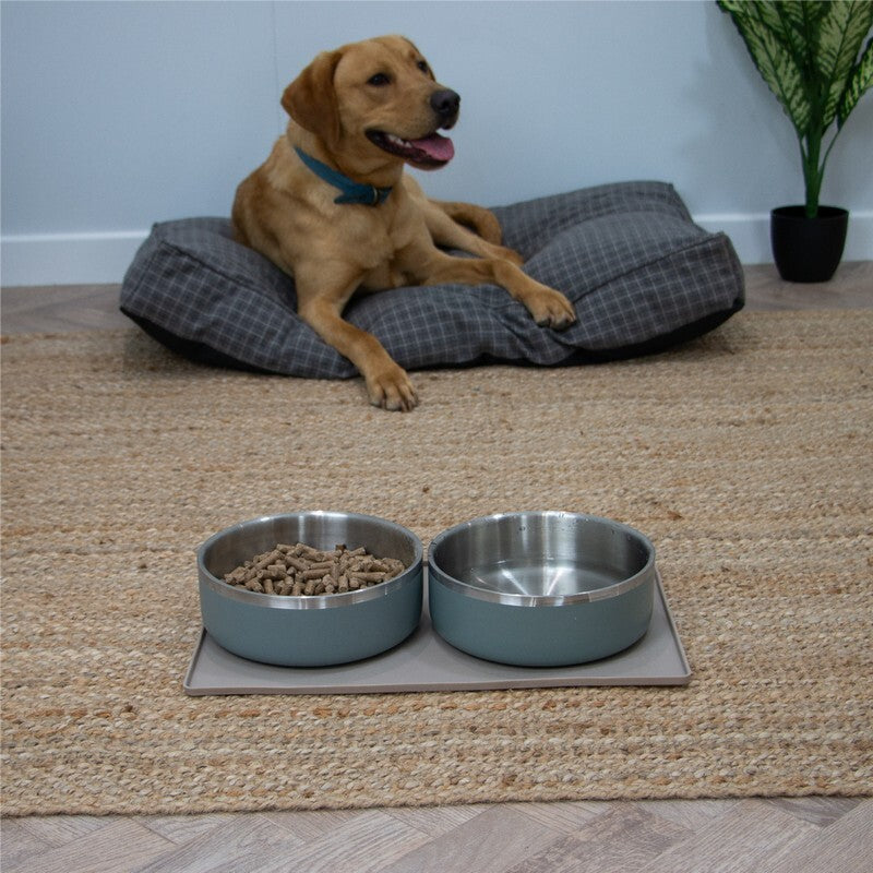 Ancol Hungry Paws Oatmeal Feeding Mat 45 x 27.5cm
