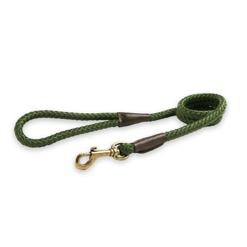 Ancol Heritage Collection Rope Lead Green 12mm x 1.07m