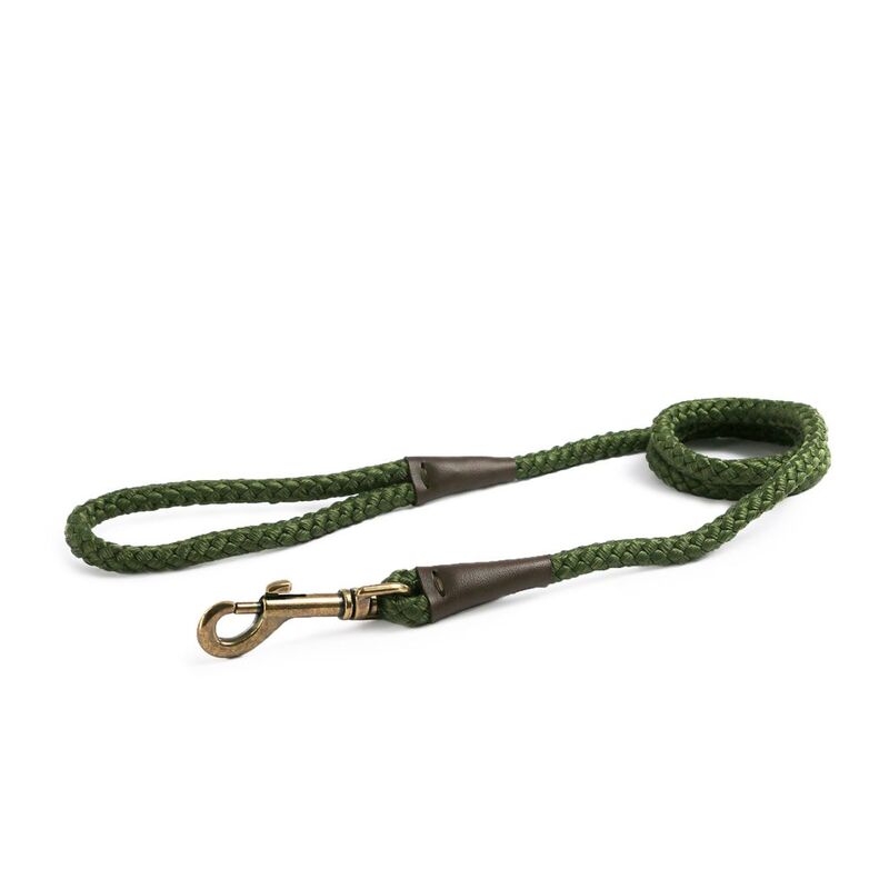 Ancol Heritage Collection Rope Lead Green 10mm x 1.07m