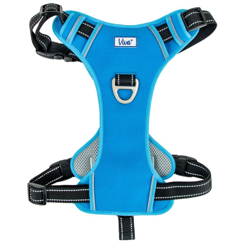 Ancol Viva Exercise & Travel Harness Blue XLarge 80-120cm