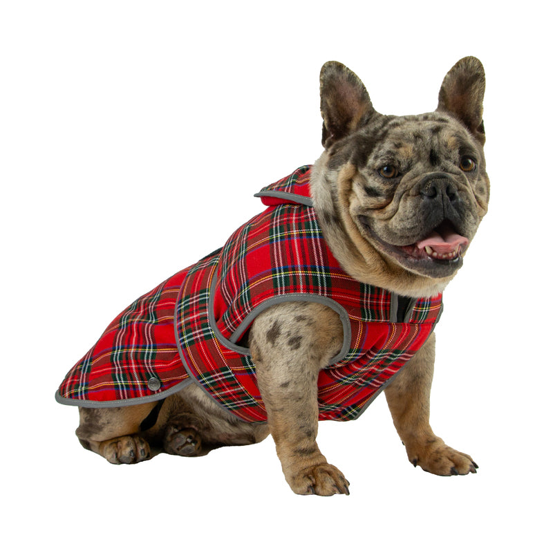 Ancol Heritage Red Tartan Coat Extra Small 25cm