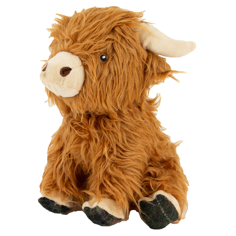 Ancol Heritage Fergus Highland Cow Dog Toy