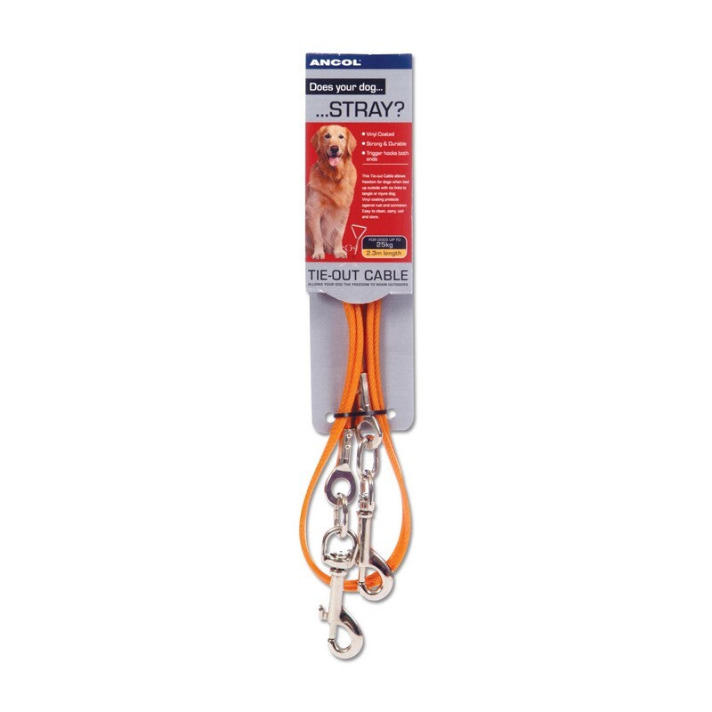Ancol Medium Tie Out Cable 2.3m