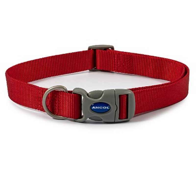 Ancol Viva Adjustable Quick Fit Collar Red 45 - 70cm