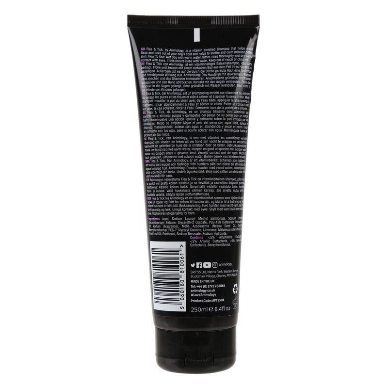 Animology Flea & Tick Dog Shampoo 250ml x 6