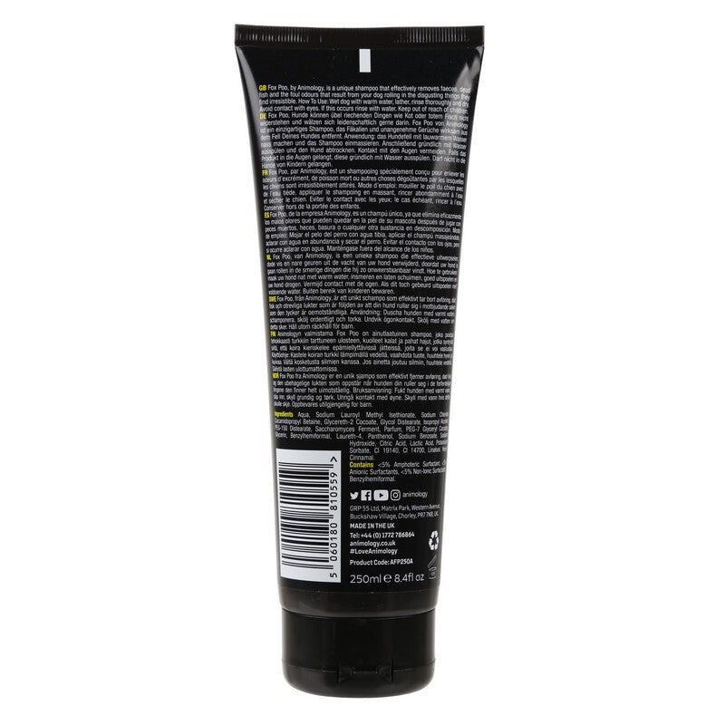 Animology Fox Poo Dog Shampoo 250ml x 6