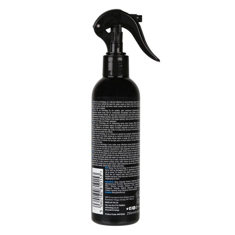 Animology Mucky Pup No Rinse Shampoo Spray 6 x 250ml