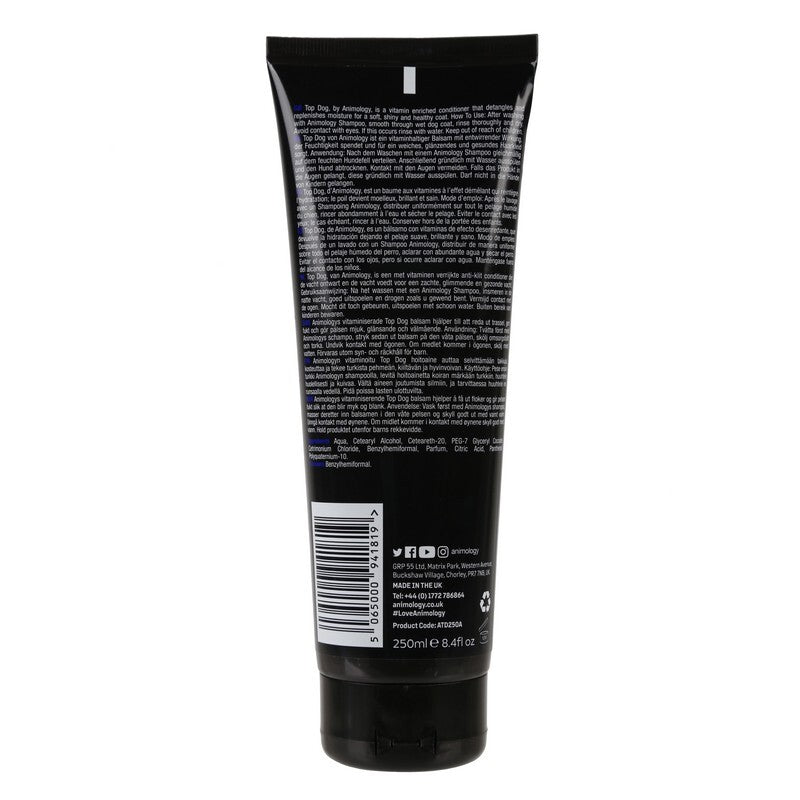 Animology Top Dog Conditioner 250ml x 6