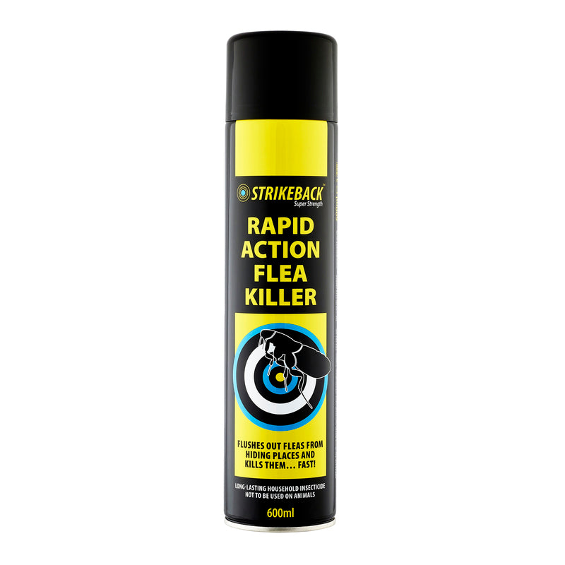 Strikeback Rapid Action Flea Killer Aerosol 600ml