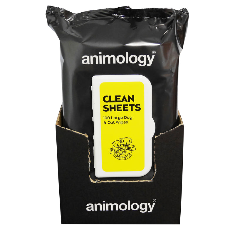 Animology Clean Sheets 100 Sheet Pack x 4