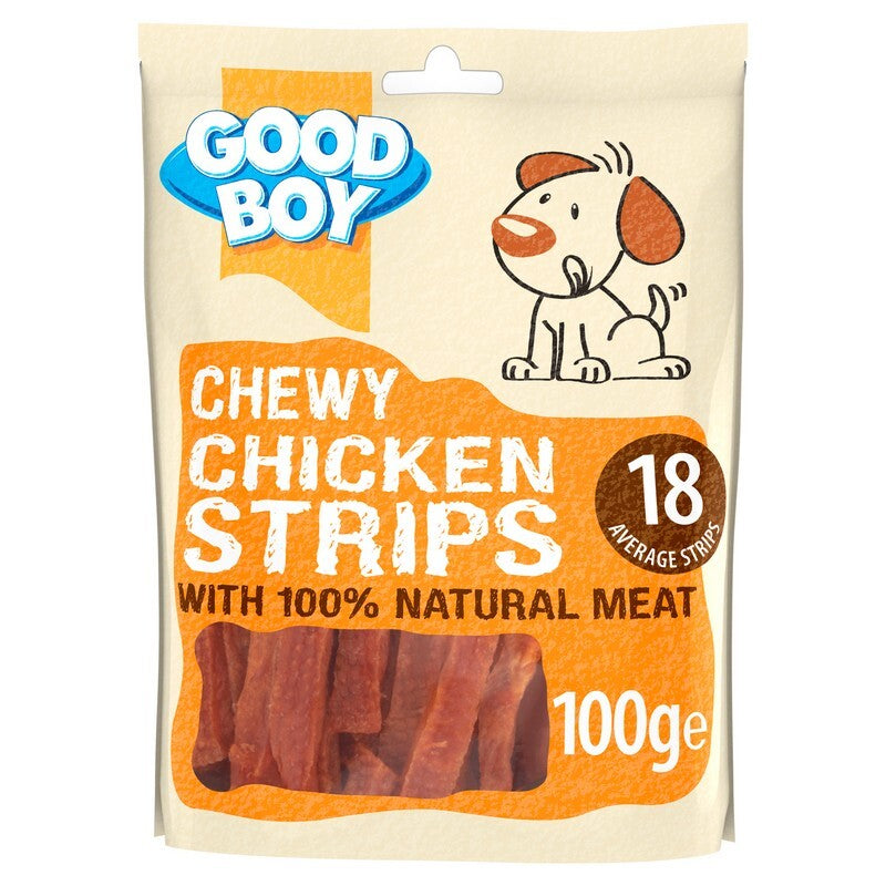 Good Boy Chewy Chicken Strips 100g x 10