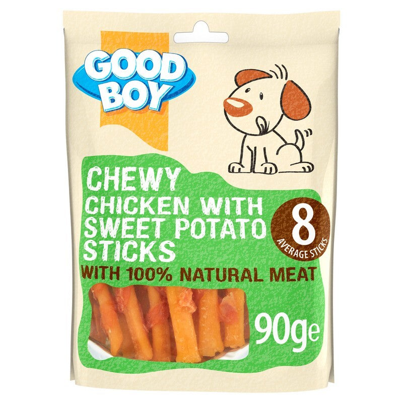 Good Boy Chewy Chicken with Sweet Potato Sticks 90g x 10