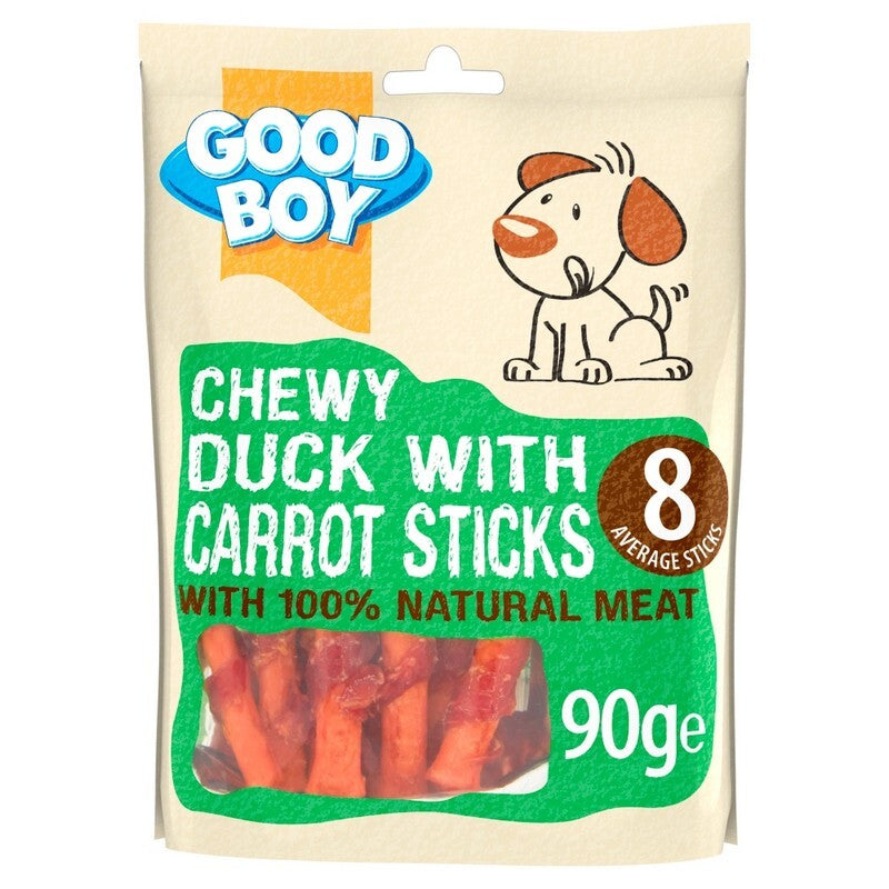 Good Boy Chewy Duck with Carrot Sticks 90g x 10