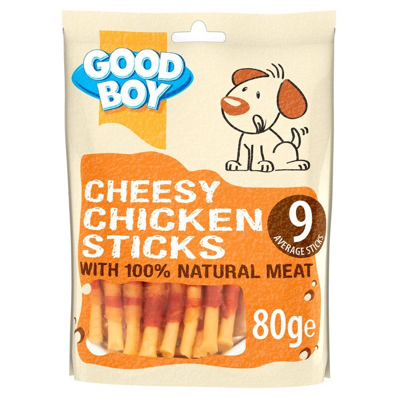 Good Boy Chicken Cheese Sticks 80g X 10