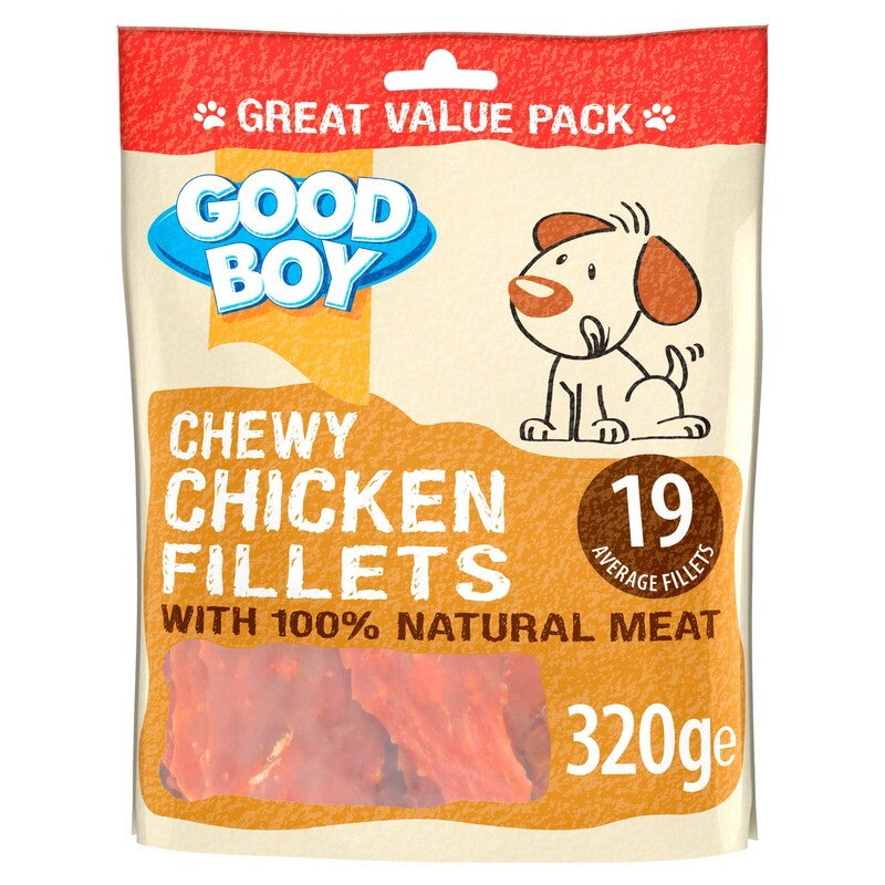 Good Boy Chewy Chicken Fillets 320g x 3