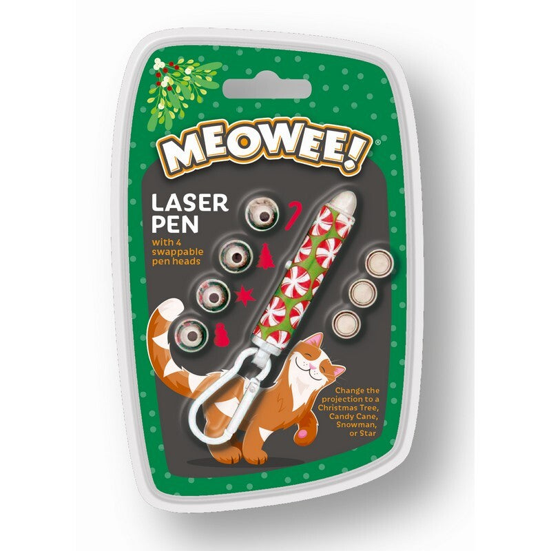 Meowee! Xmas Laser Pen Cat Toy x 6