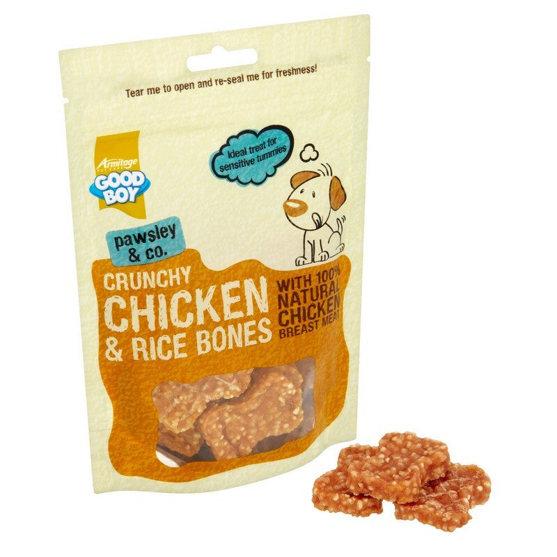 Good Boy Crunchy Chicken & Rice Bones 100g x 8