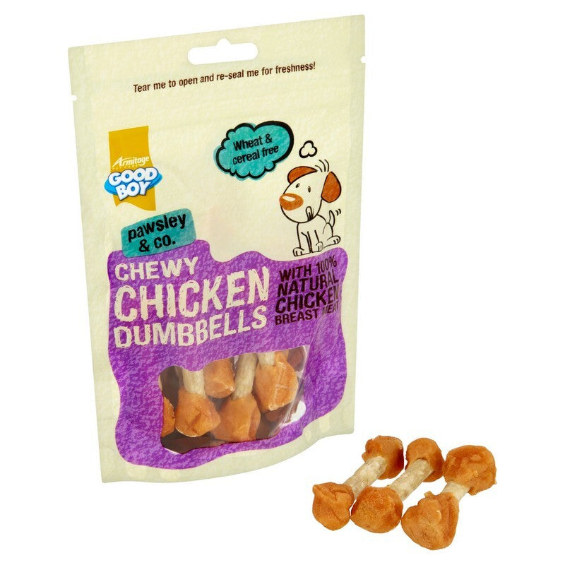 Good Boy Chewy Chicken Dumb Bells 100g x 8