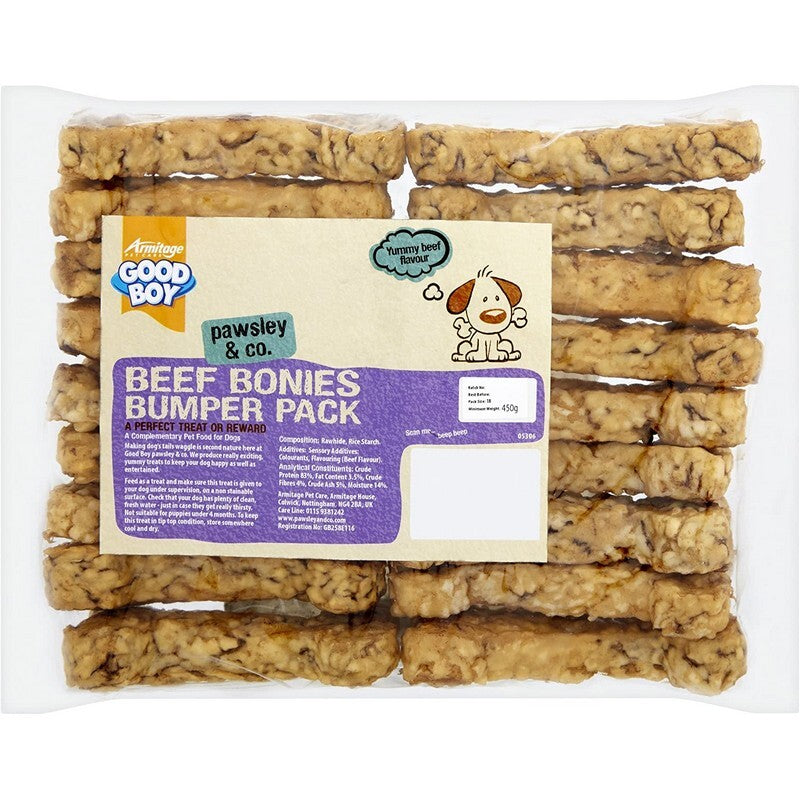 Good Boy Bonies Beef pack of 18 x 6