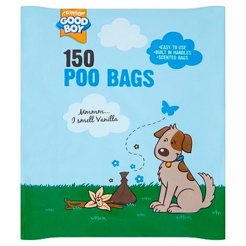 Good Boy Poo Bags pack of 150 x 24