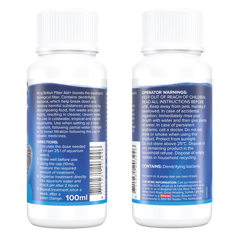 King British Filter Aid+ 100ml x 6