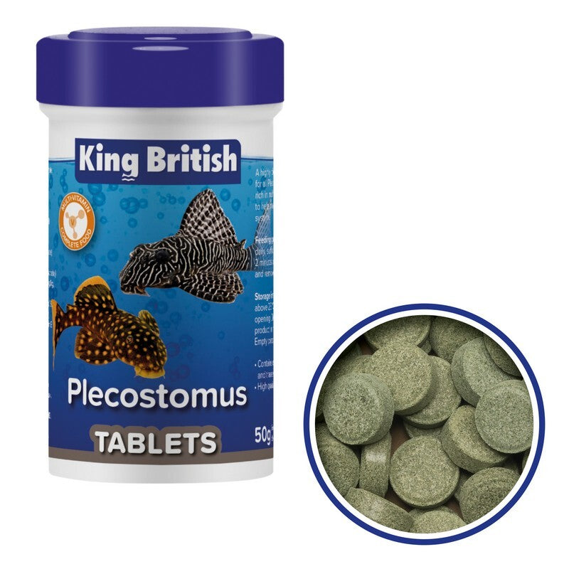 King British Plecostomus Food Tables 50g x 6