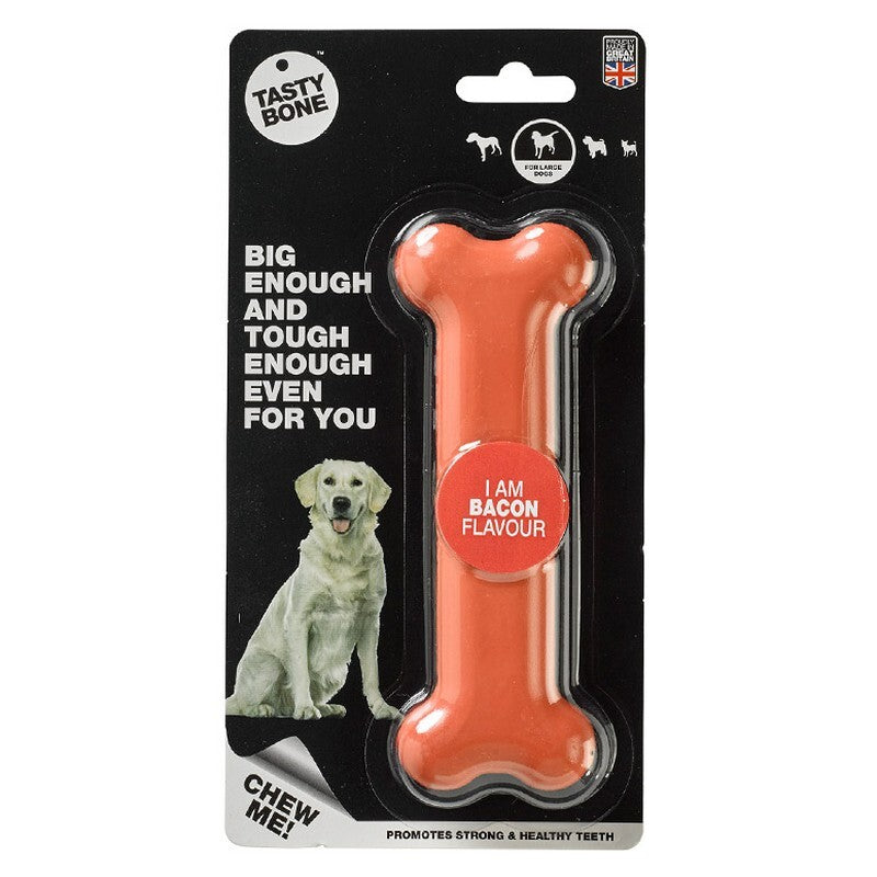 BFP Tasty Bone Bacon Dog Chew - Large