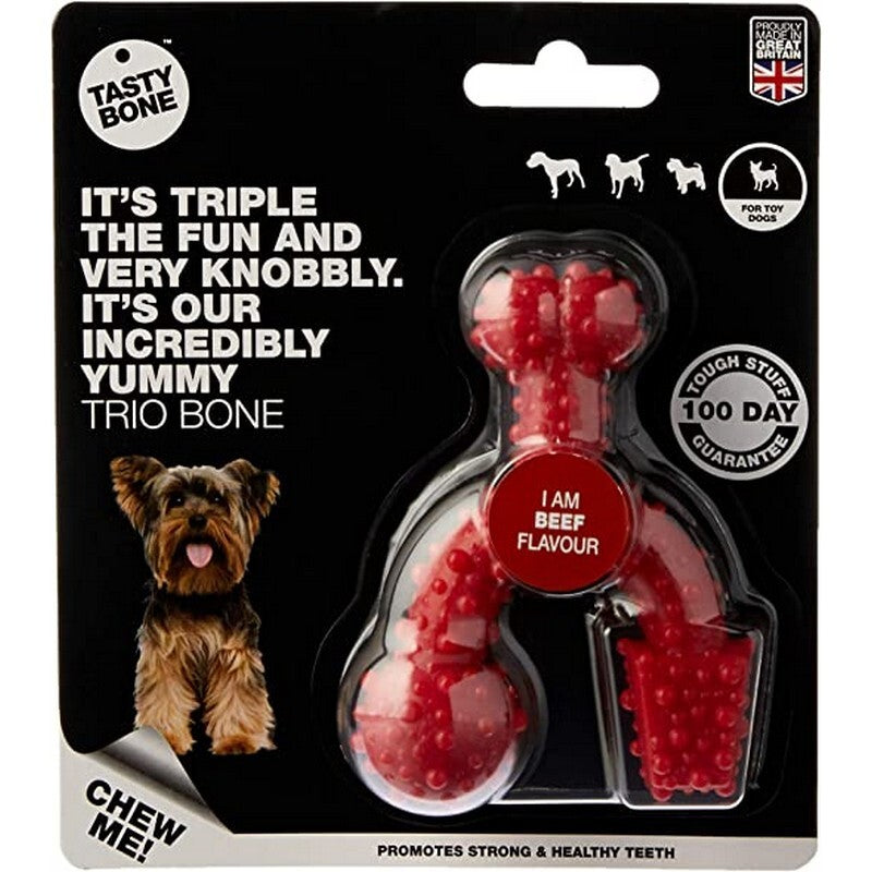BFP Tasty Trio Bone Beef Toy Chew