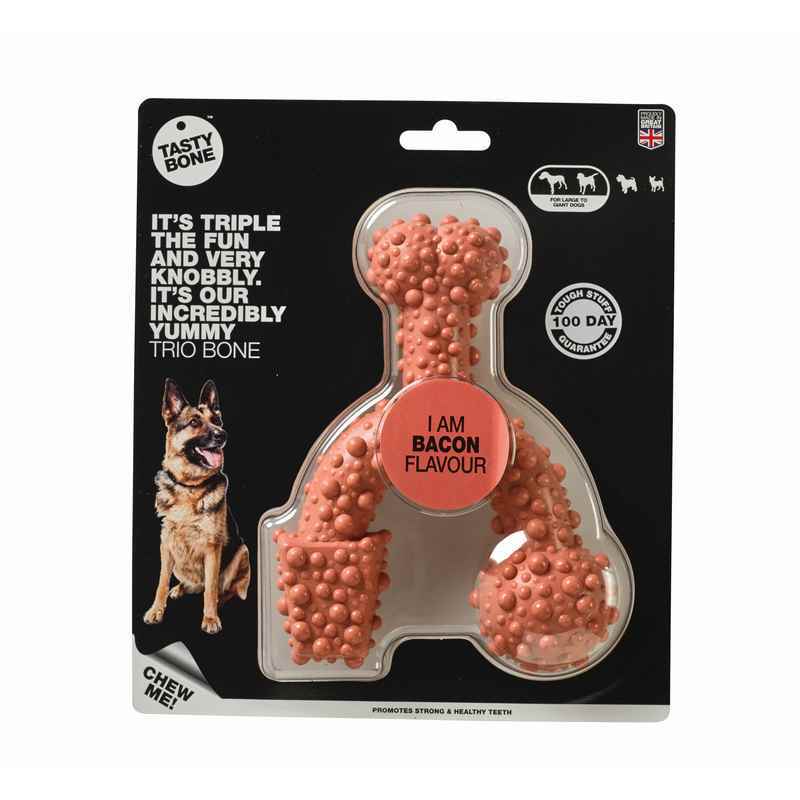 BFP Tasty Trio Bone Bacon Large Chew