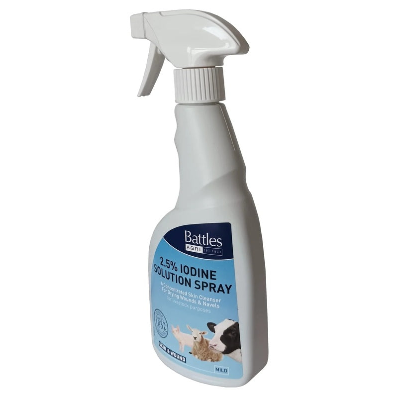 Battles Iodine 2.5% Solution Spray 500ml