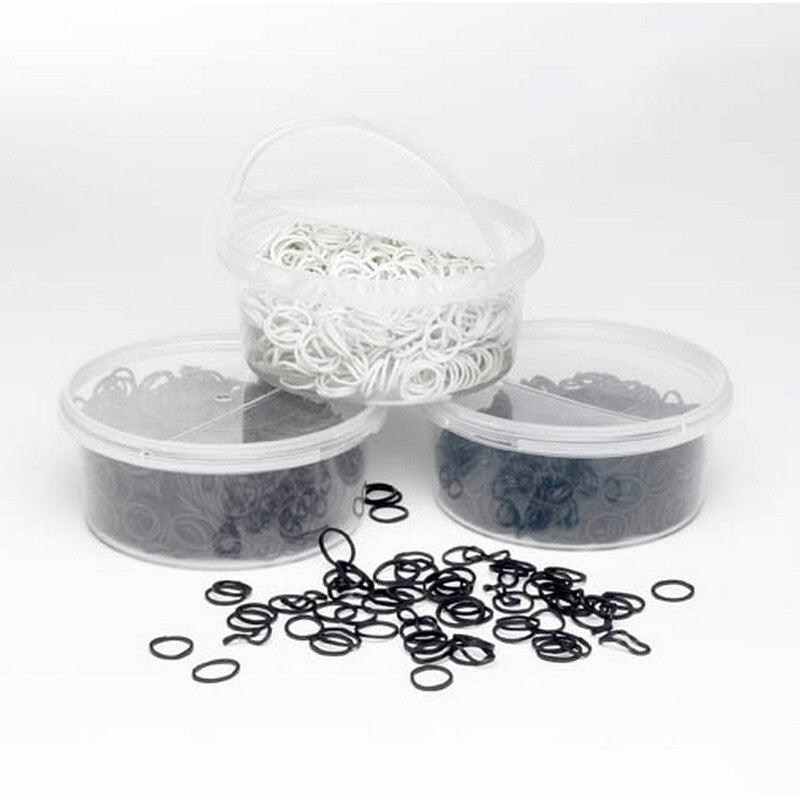 Lincoln Plaiting Bands White Tub 800s