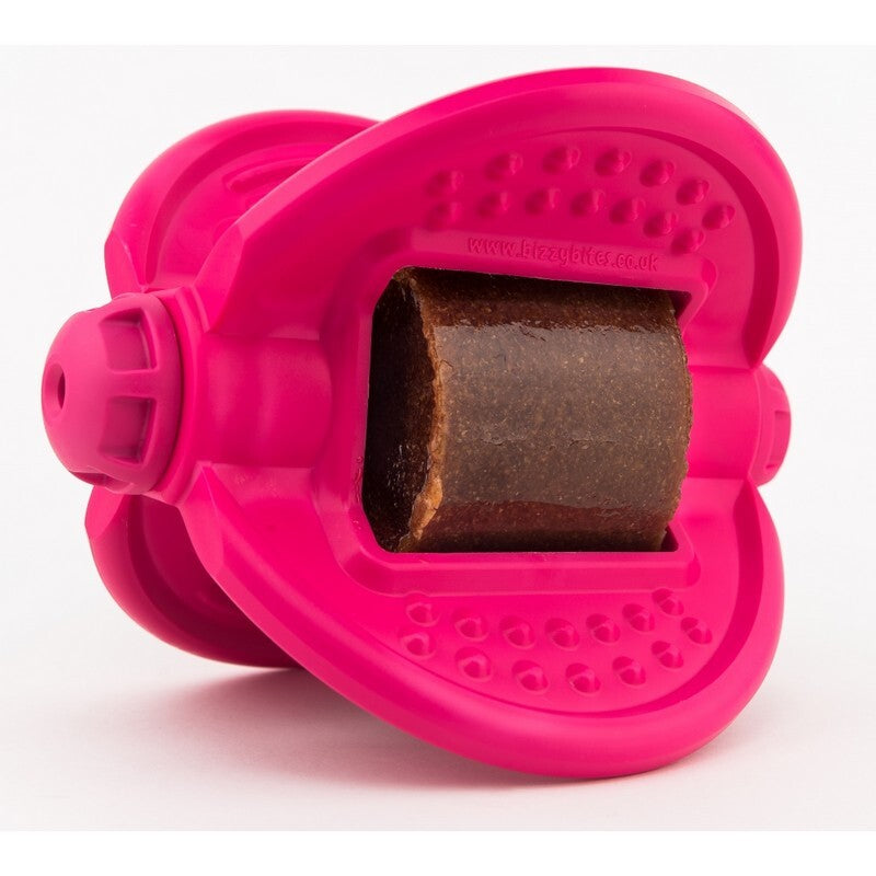 Bizzy Bites Horse Lick Toy Hot Pink